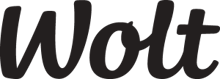 wolt logo black