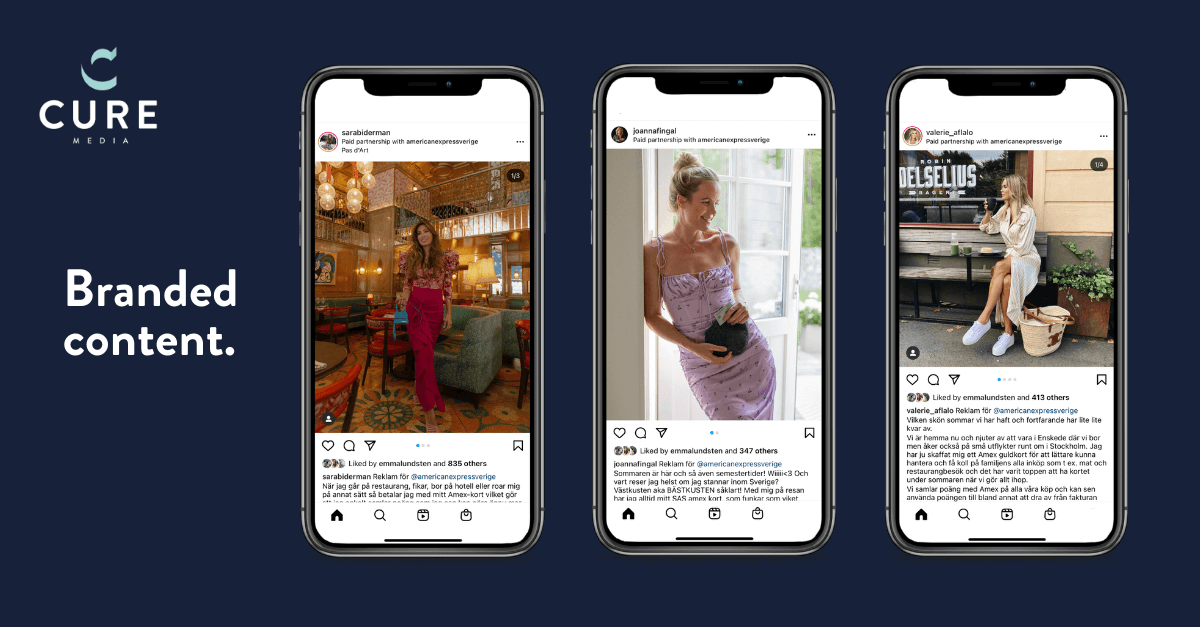 Branded content Instagram