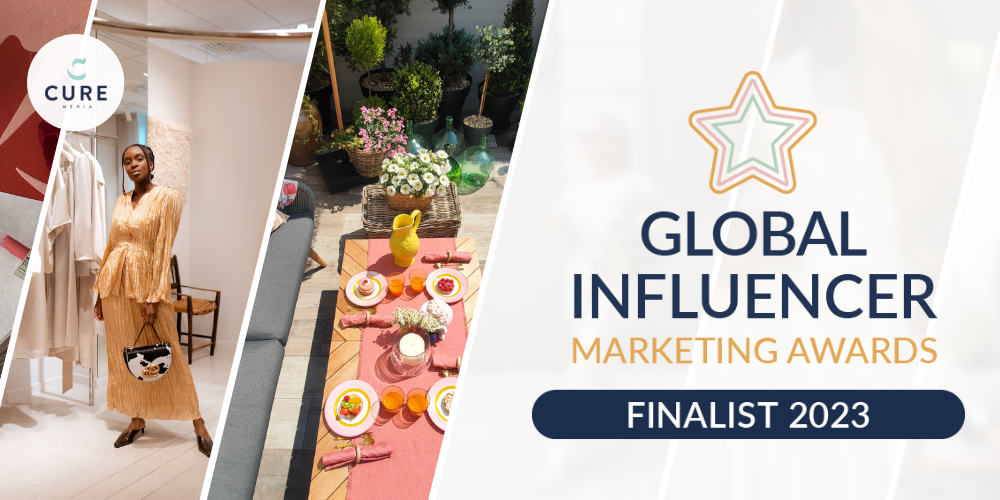 Cure Media, the only nordic company to be nominated at global influencer marketing awards