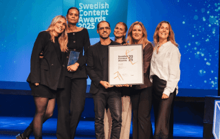 Cure Media Wins Gold At The Swedish Content Awards 2025